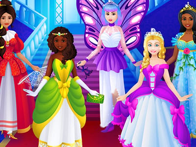 Cinderella Dress Up Girl